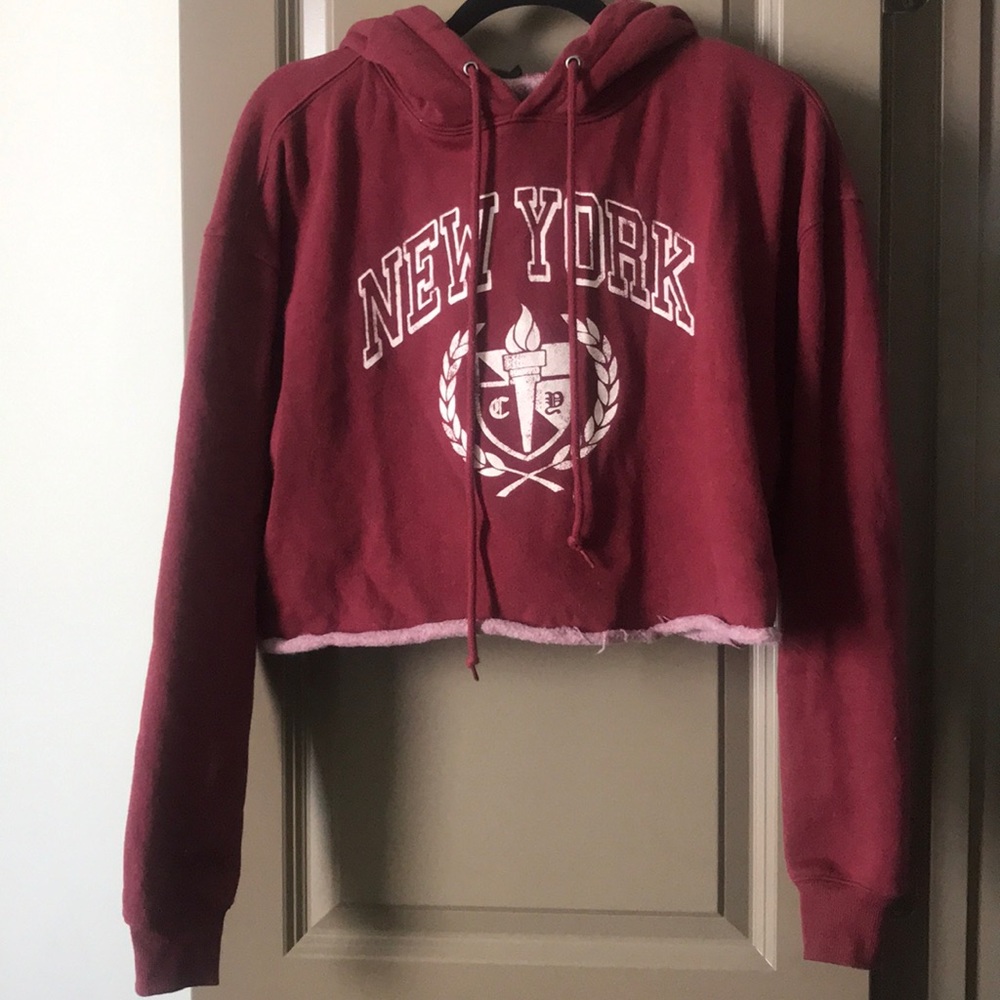 Cropped hoodie